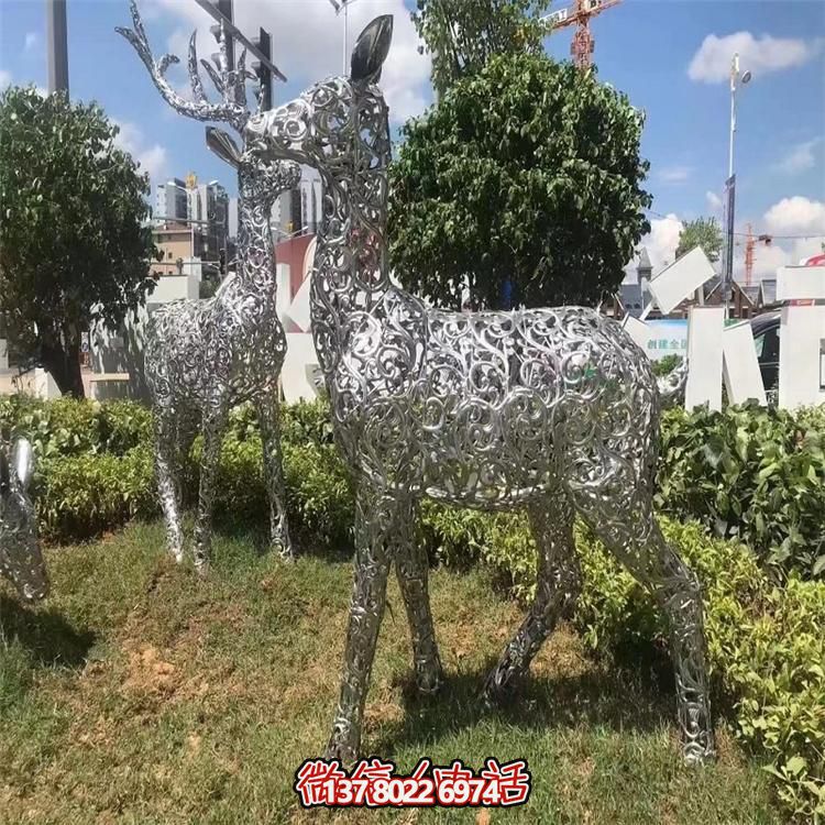 LED梅花鹿雕塑照明，景觀照明設(shè)計體驗