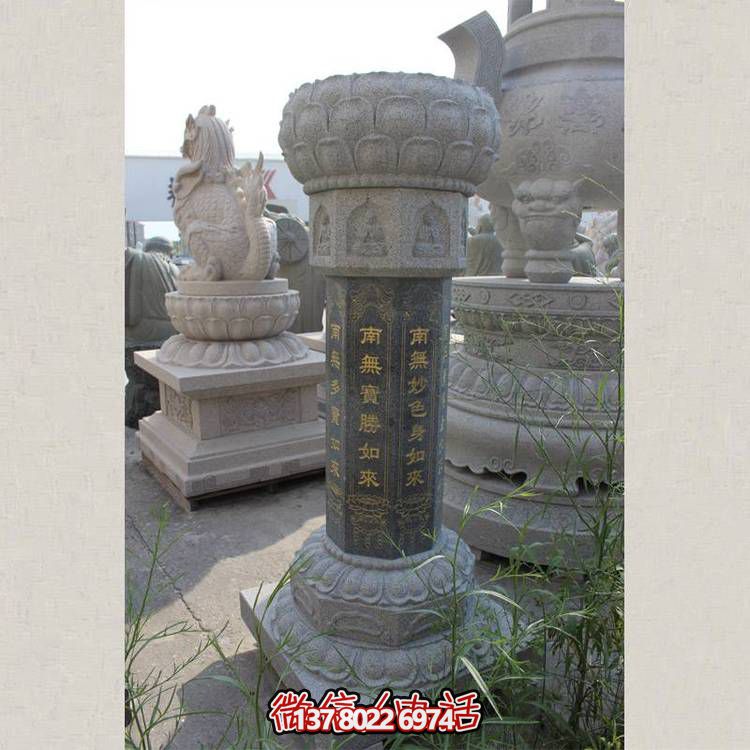 精美大理石浮雕石柱，點綴你的寺廟