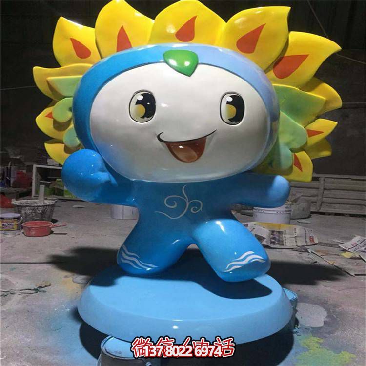 玻璃鋼卡通人物雕塑，點(diǎn)亮游樂(lè)場(chǎng)的歡樂(lè)