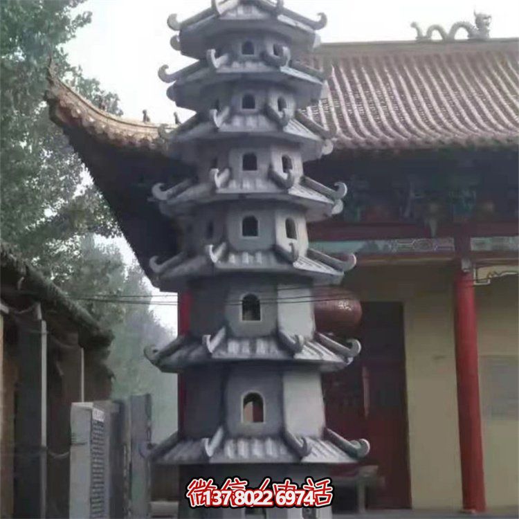 大理石石雕佛塔雕塑，傳承古老文明