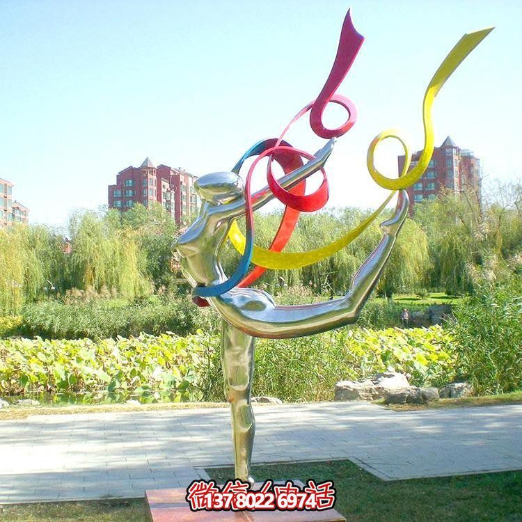 不銹鋼雕塑，構(gòu)筑校園文化主題園林景觀