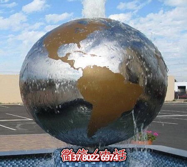 高品質(zhì)不銹鋼噴泉雕塑，裝點你的公園