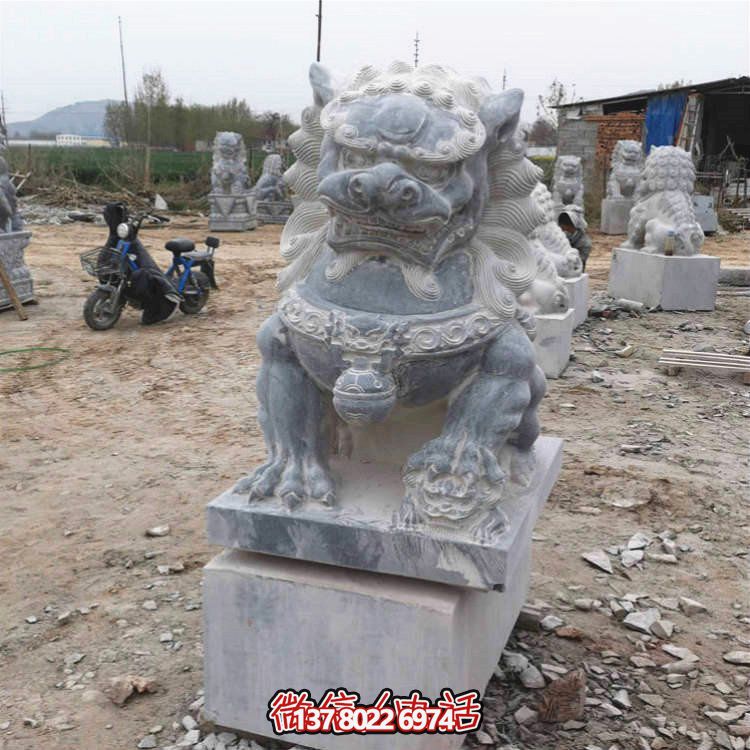 仿古大理石石雕獅子雕塑，為你的園林景觀(guān)增添經(jīng)典風(fēng)采
