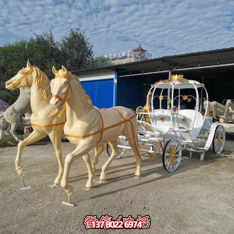 玻璃鋼仿真動(dòng)物馬車，讓您的公園和游樂場更具吸引力