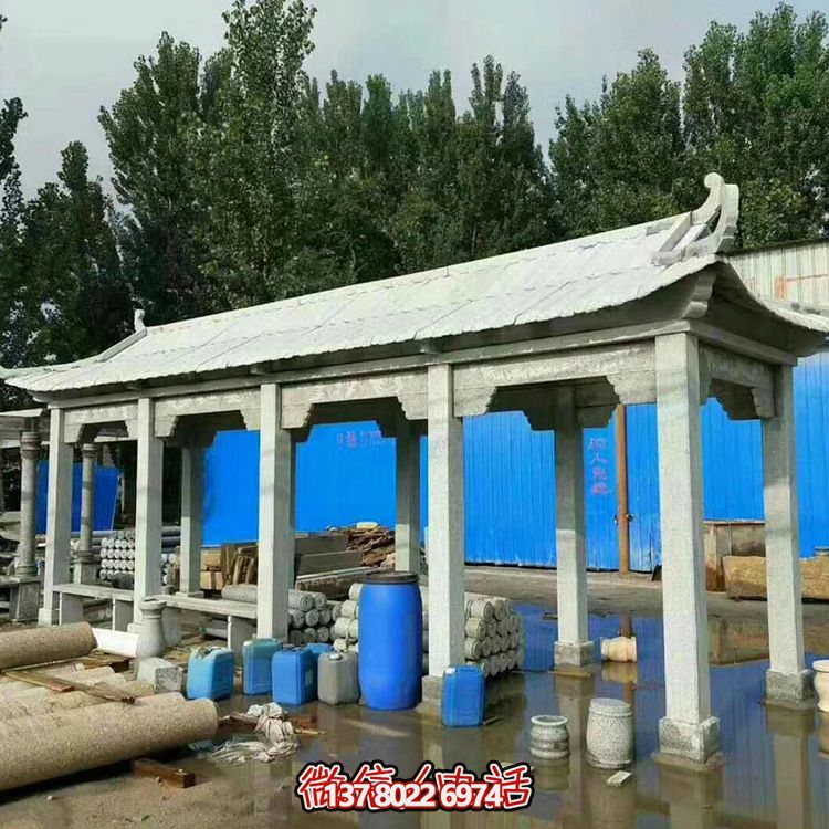 精美仿古建筑醫(yī)院戶(hù)外長(zhǎng)廊石雕休息涼亭 精美仿古建筑醫(yī)院戶(hù)外長(zhǎng)廊石雕休息涼亭