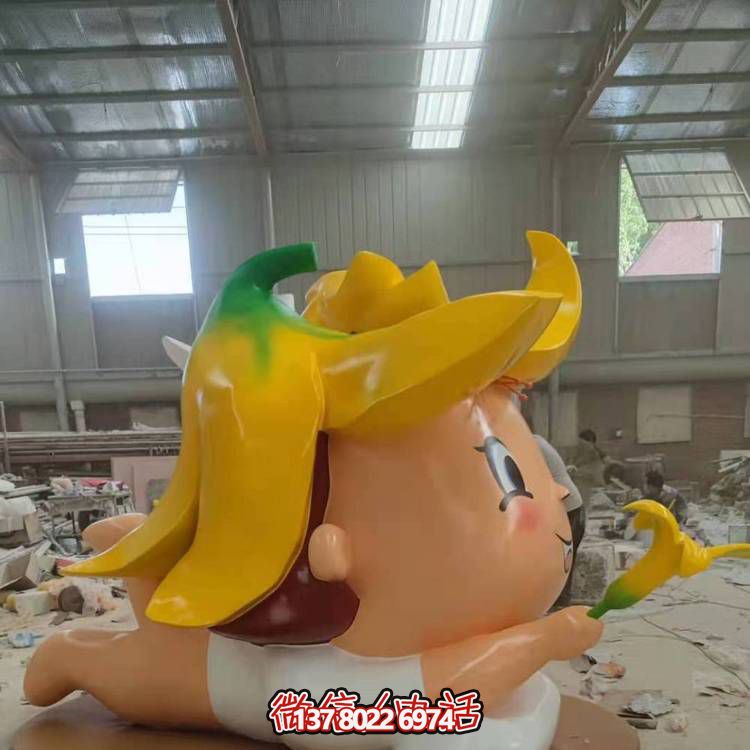 玻璃鋼戶外裝飾擺件，精致美觀、趣味卡通人物景觀