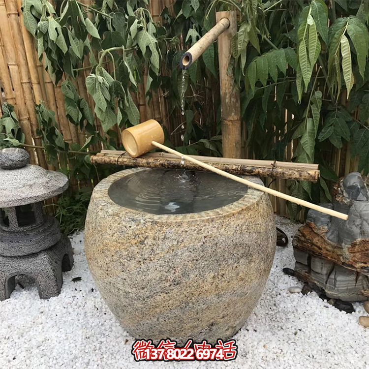 仿古砂石雕塑花盆，創(chuàng)意舊風(fēng)裝飾景區(qū)