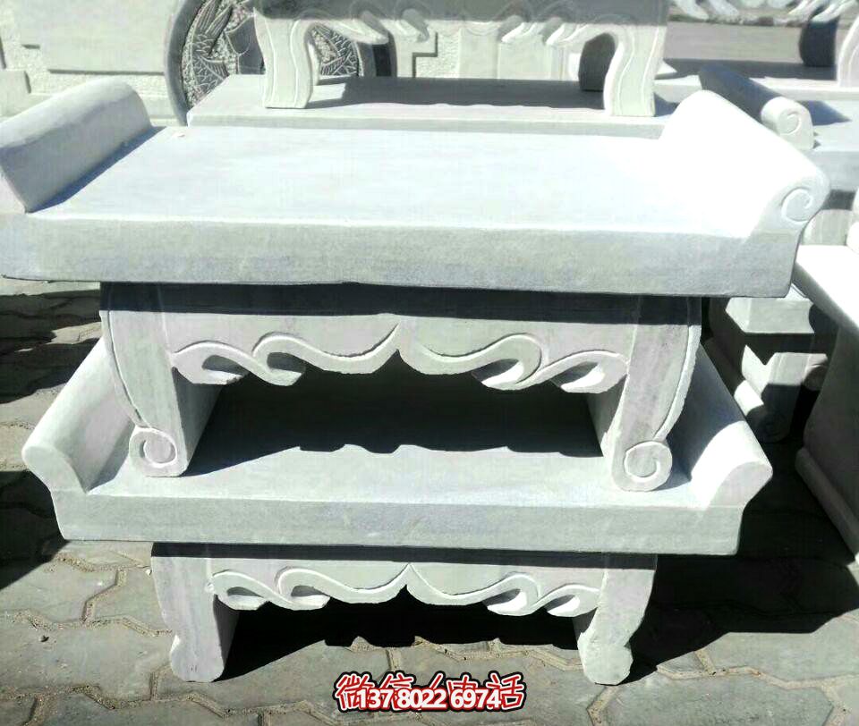 漢白玉佛像供桌，裝點景區(qū)寺院