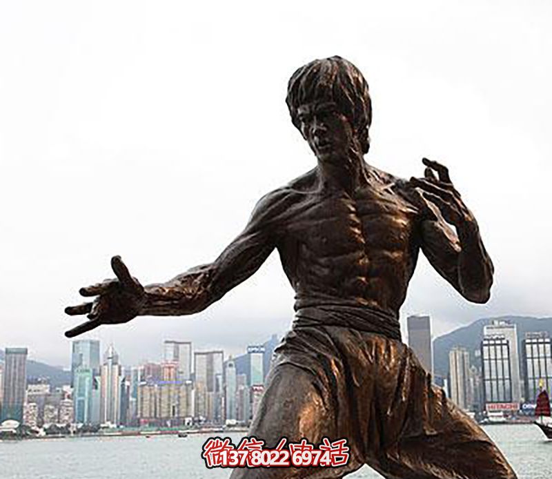李小龍銅雕雕塑，緬懷經(jīng)典電影明星