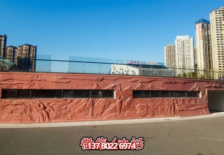 絢麗藝術(shù)空間，創(chuàng)意戶外浮雕銅雕影壁壁畫雕塑
