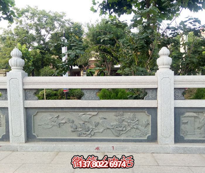 精美石欄系列，搭配園林花園，提升圍欄美感