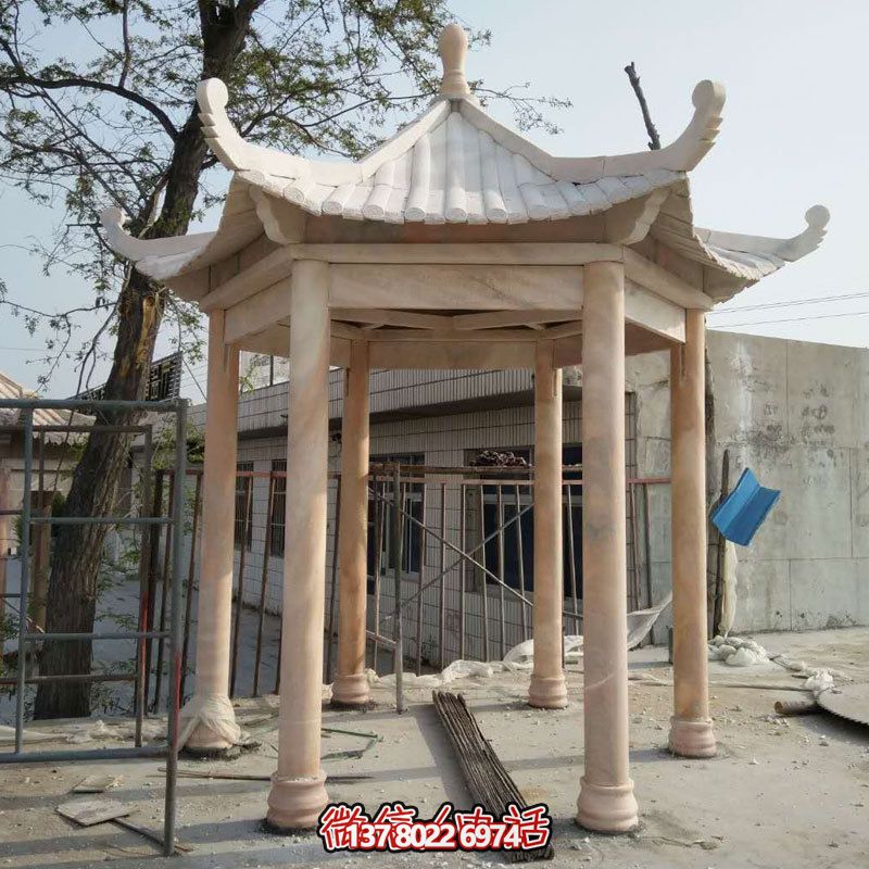 大理石休閑涼亭，美化庭院陽臺(tái)