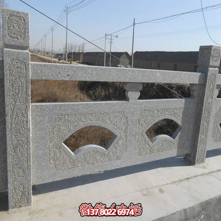 精美大理石護(hù)欄雕塑，讓戶外河道更加美觀