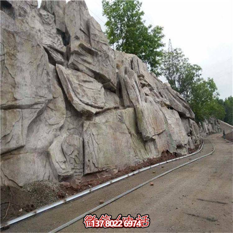美輪美奐的景觀石，改善戶外街道路邊大型景觀