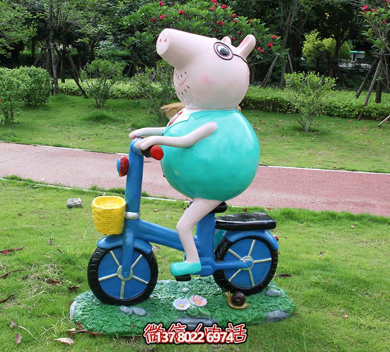 玻璃鋼雕塑裝置，點(diǎn)綴公園景觀