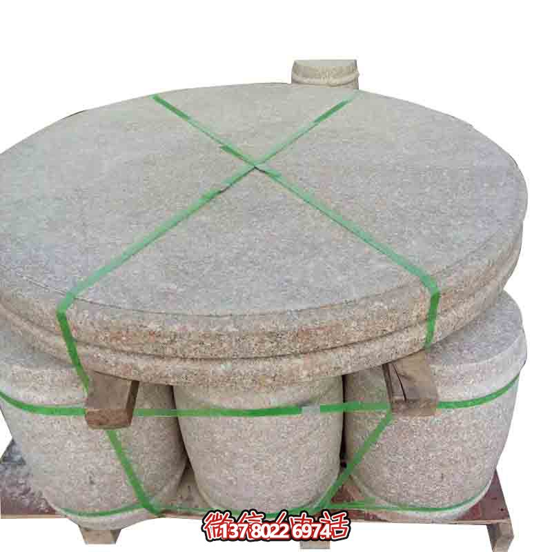 花崗巖簡易石桌，下棋納涼圓桌