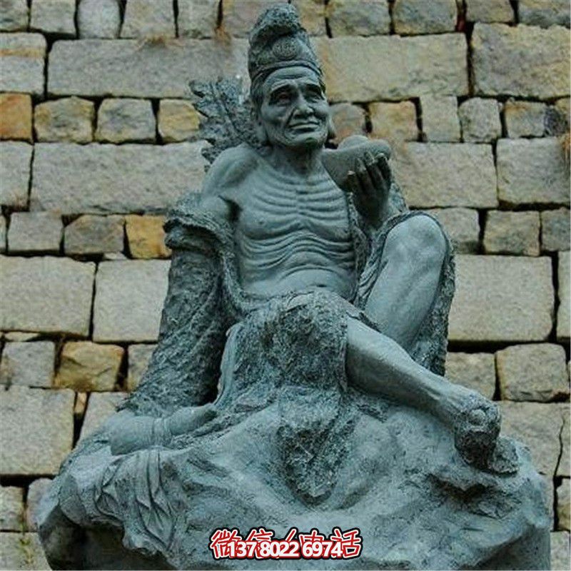 景區(qū)濟(jì)公石雕雕塑，帶你感受大自然的魅力