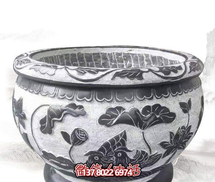傾情精雕，高端戶外景觀缸雕塑