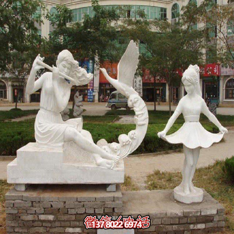 大型石雕人物雕塑，為園林景觀增添靈動(dòng)之美