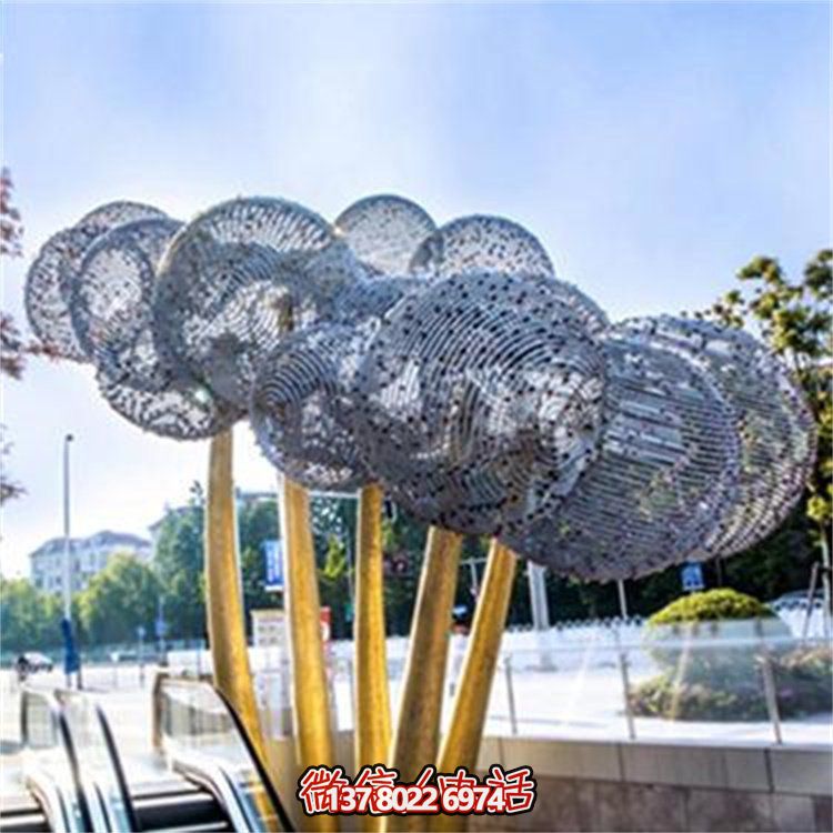 不銹鋼雕塑，點綴城市地標(biāo)，為建筑、園林、廣場、景觀增添獨特魅力