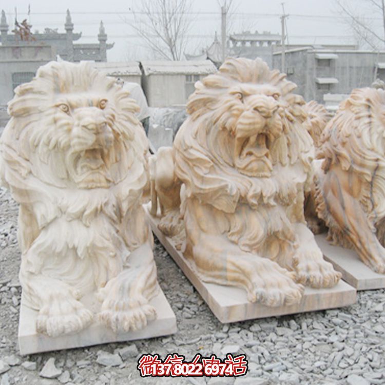 仿真獅子雕塑，為公園、動物園帶來活力