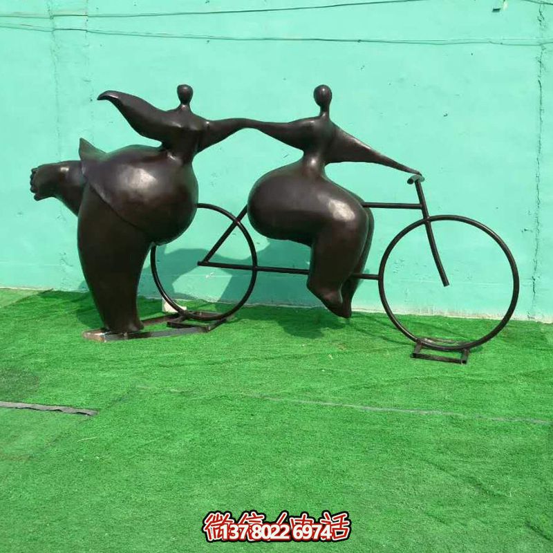 騎車(chē)胖女孩銅雕雕塑——?jiǎng)?chuàng)意景區(qū)裝飾 騎車(chē)胖女孩銅雕雕塑——?jiǎng)?chuàng)意景區(qū)裝飾