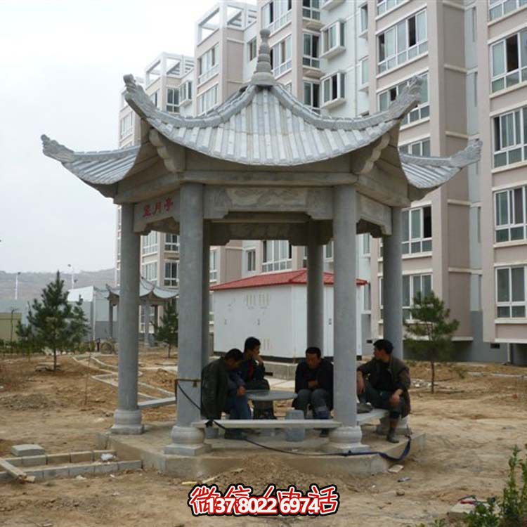 古典風(fēng)情涼亭，點(diǎn)綴小區(qū)廣場(chǎng)，讓您休閑身心