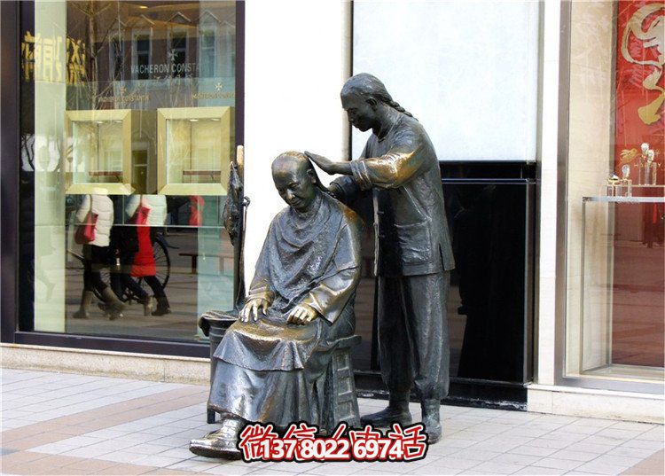 鑄銅雕塑園林景觀，讓你步行街上賞心悅目