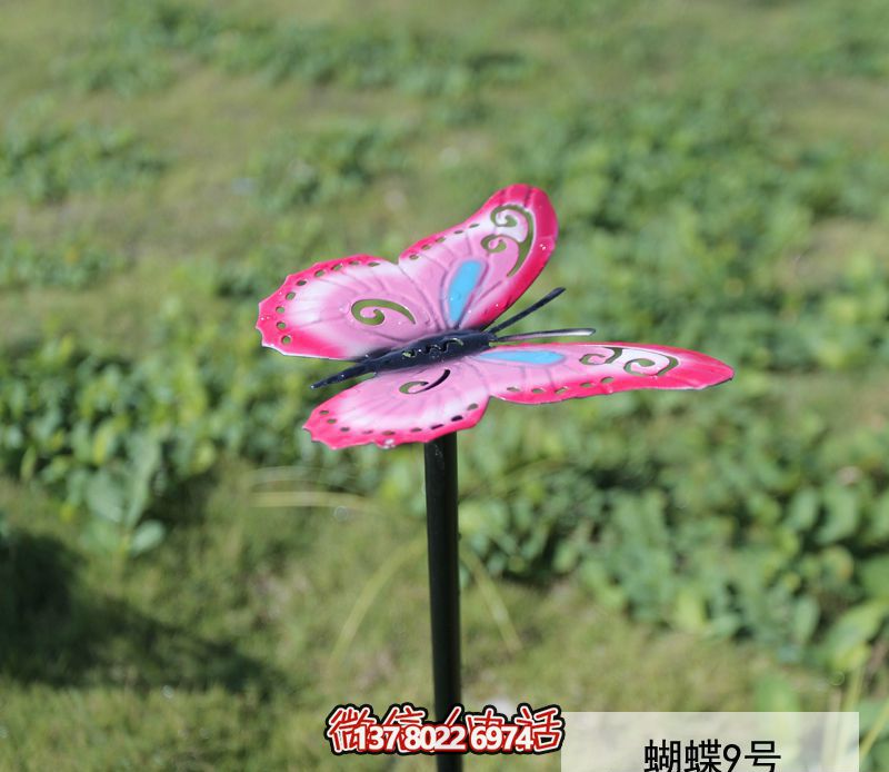 不銹鋼蝴蝶雕塑，創(chuàng)意裝點公園環(huán)境