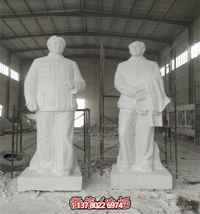 毛澤東偉人雕像，大型漢白玉雕刻，適宜于廣場等場所