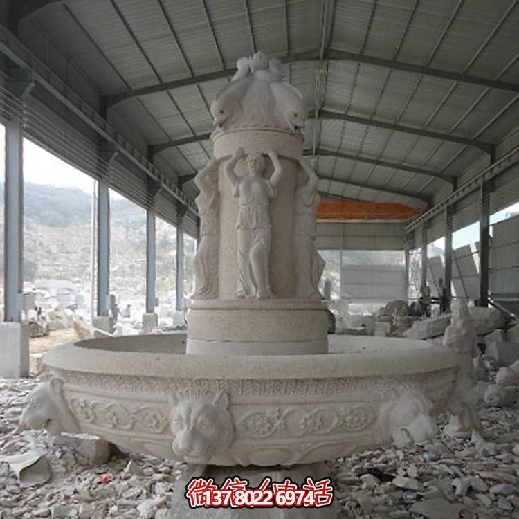 大理石石雕水景噴泉，裝點你的庭院、園林景觀