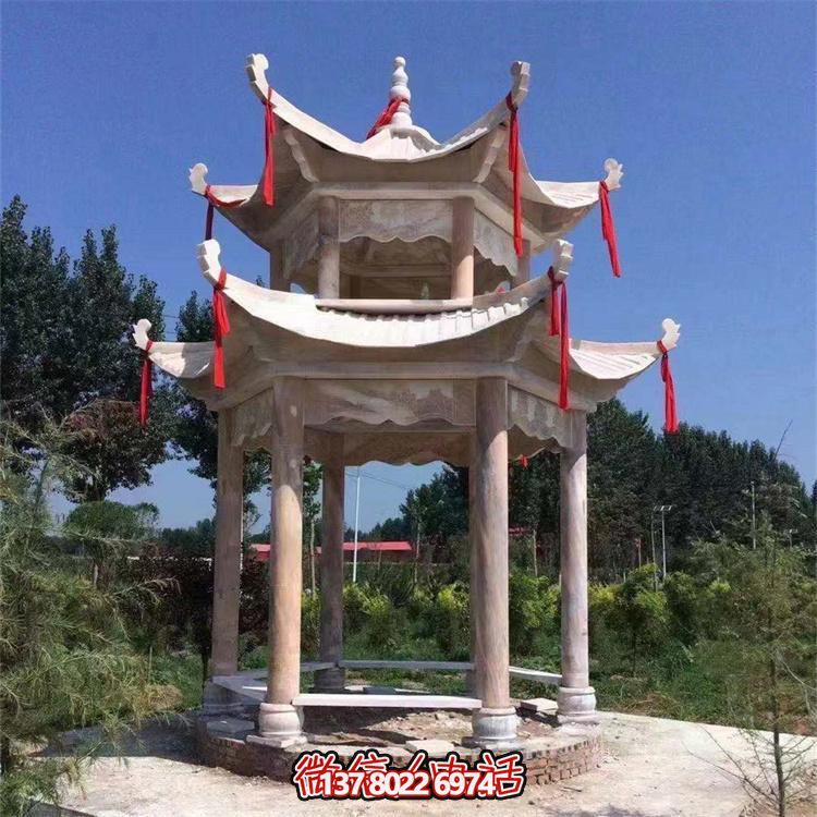 古典式園林雕塑，打造涼亭小區(qū)尊貴裝點