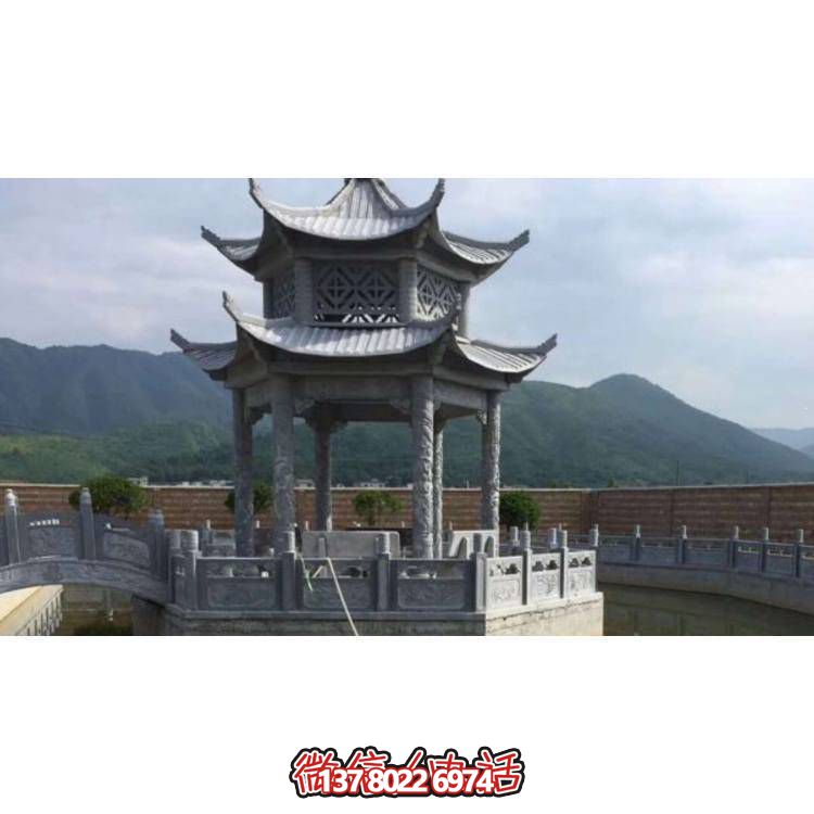 精美大理石雕塑涼亭，把藝術(shù)與實用完美結(jié)合