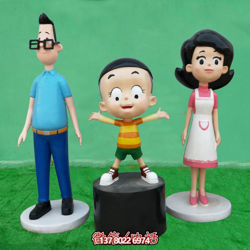 玻璃鋼卡通人物雕塑，為游樂園增添彩繪驚喜