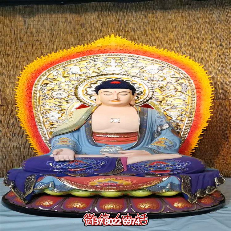 大型樹(shù)脂彩繪廟宇三寶神佛雕塑 大型樹(shù)脂彩繪廟宇三寶神佛雕塑