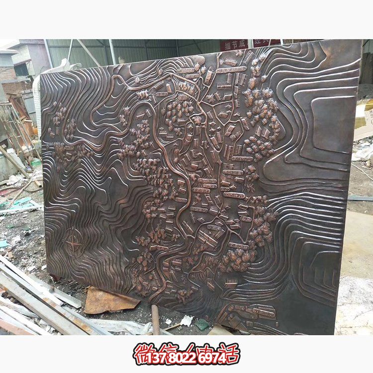 精致雅致的園林景觀浮雕、壁畫(huà)及雕塑裝置的完美結(jié)合