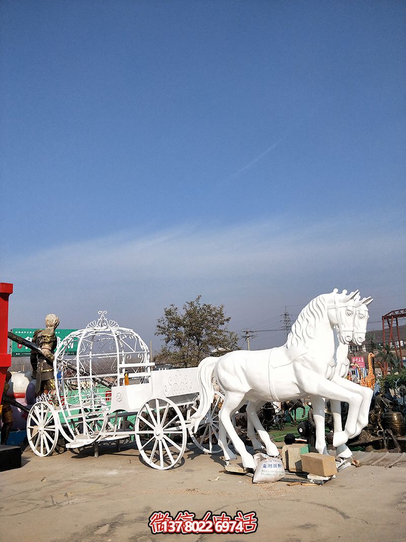 文化廣場(chǎng)擺放大理石創(chuàng)意馬車(chē)石雕 文化廣場(chǎng)擺放大理石創(chuàng)意馬車(chē)石雕