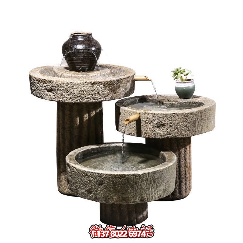 別墅庭院擺放老石槽組合魚(yú)缸石頭戶(hù)外石磨青石景觀(guān)流水?dāng)[件 別墅庭院擺放老石槽組合魚(yú)缸石頭戶(hù)外石磨青石景觀(guān)流水?dāng)[件