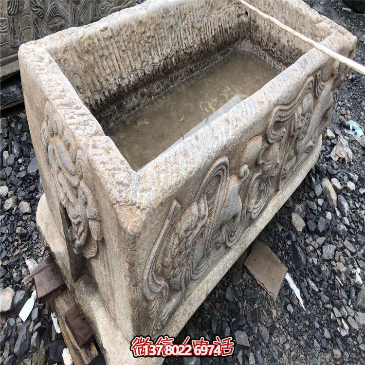 老石槽，漢白玉仿古石槽